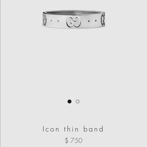 Gucci iconic thin band